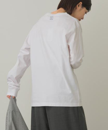 バイオポリウォッシュプリントTシャツ長袖[1000-6226]