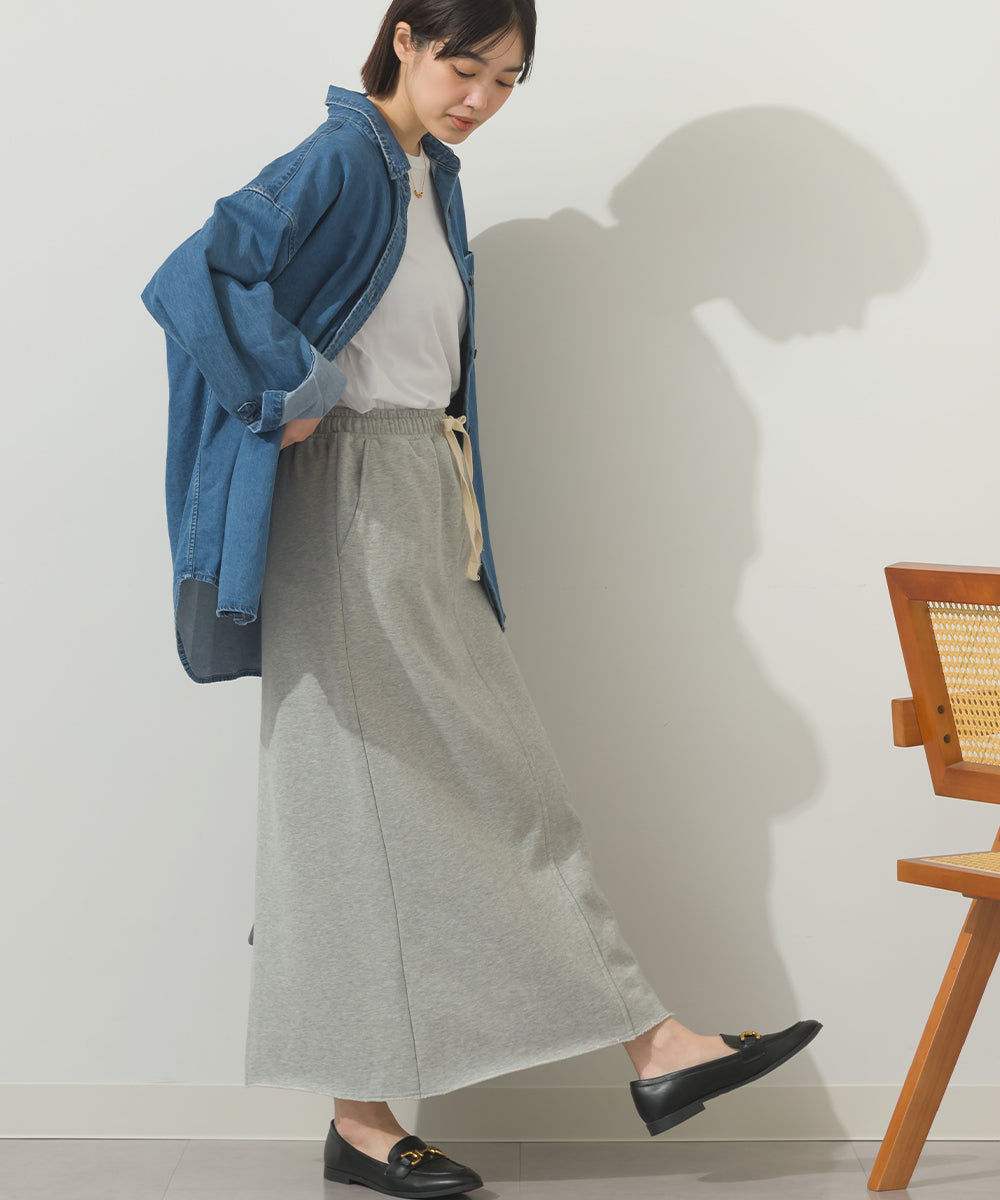 裏毛ロングスカート[11050-2136]