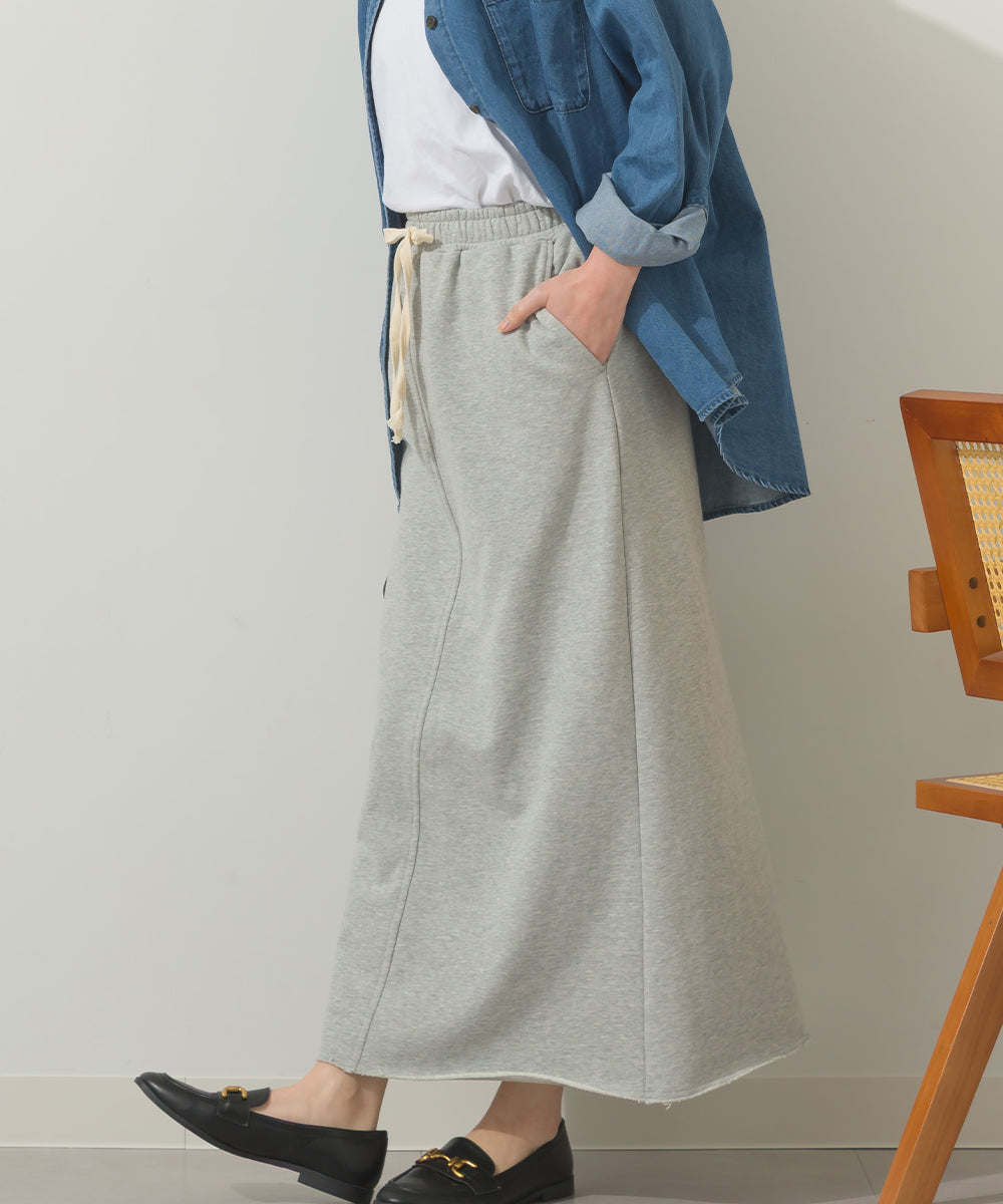 裏毛ロングスカート[11050-2136]
