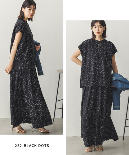 接触冷感ギャザースカート[1125-2100]