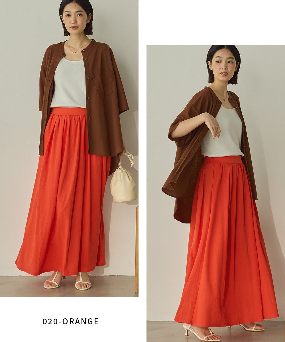 接触冷感ギャザースカート[1125-2100]