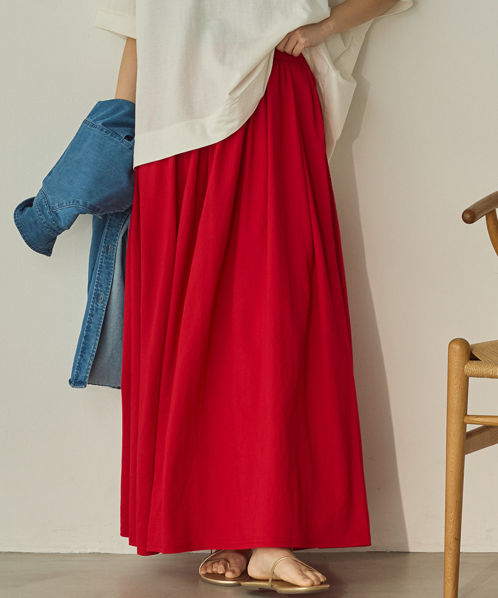 接触冷感ギャザースカート[1125-2100]