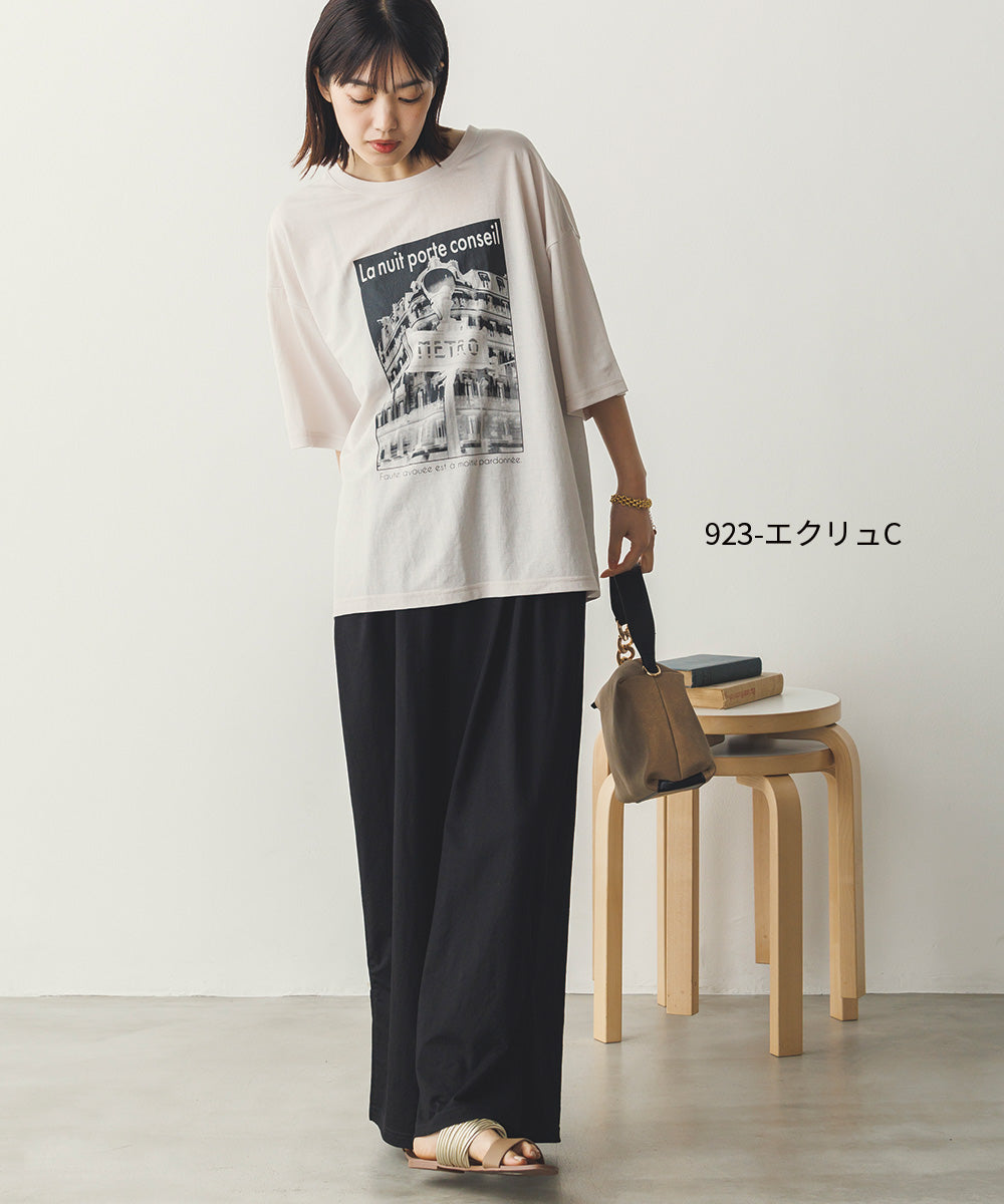 接触冷感プリントTシャツ[1125-6109]
