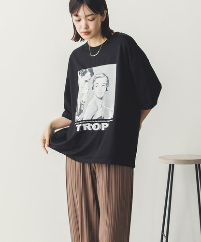 接触冷感プリントTシャツ[1125-6109]