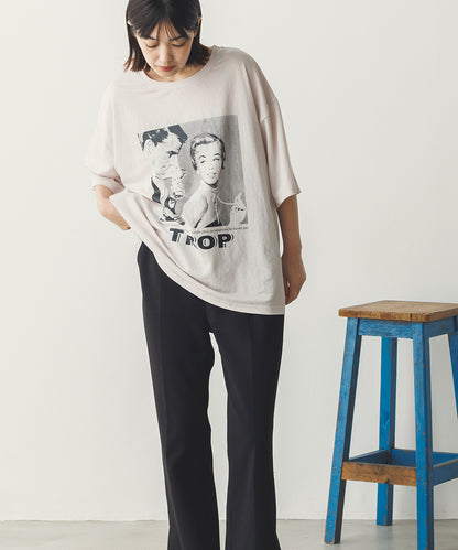 接触冷感プリントTシャツ[1125-6109]