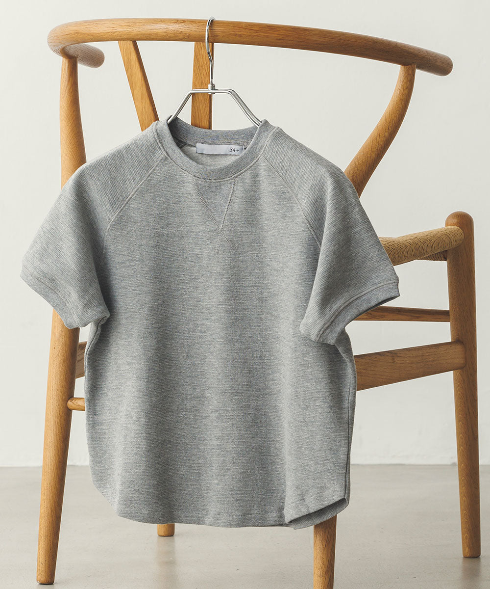 【予約】キッズリップルダブルフェイスラグランTシャツ[1125-6116]