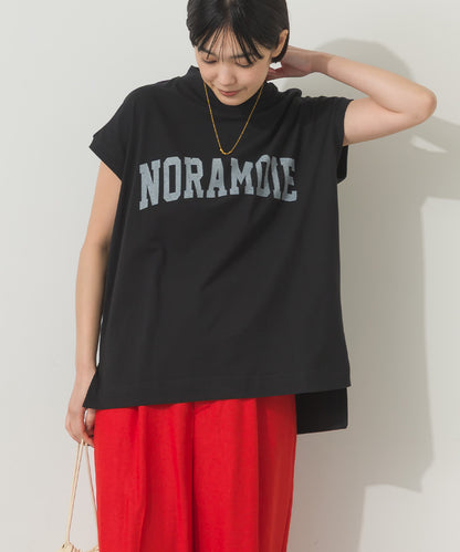 コットンベア天竺フレンチスリーブロゴTシャツ[1125-6120]