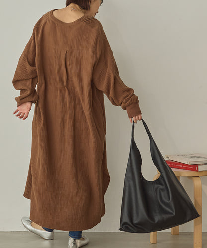レザーショルダーバッグ(L)[1225-0003]