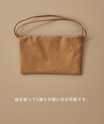 山羊革 ミニスクエアショルダーバッグ[1225-0005]