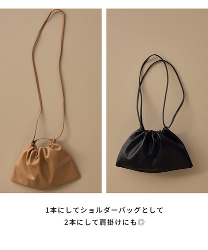 山羊革 ミニスクエアショルダーバッグ[1225-0005]