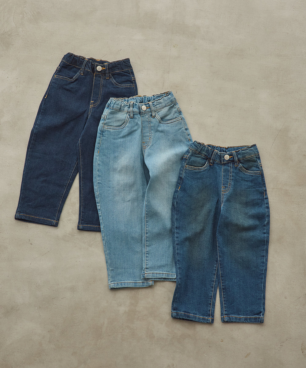 キッズ ストレッチデニムパンツ[1225-1004]