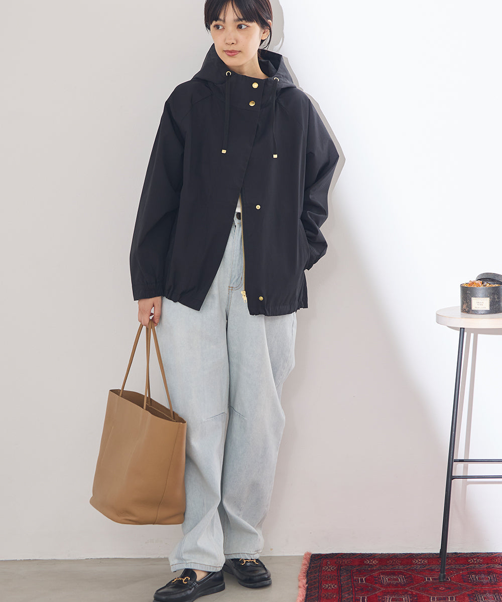 カーブラインバギーデニムパンツ[1225-1006]