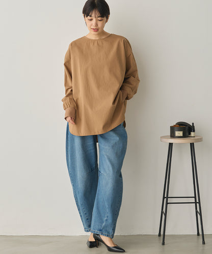 カーブラインバギーデニムパンツ[1225-1006]