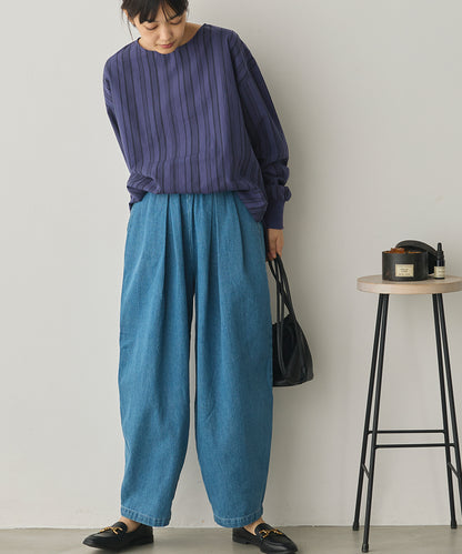 ダンプ＆デニムタックイージーパンツ[1225-1012]