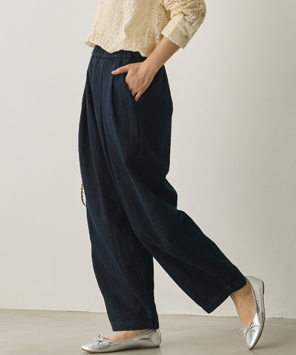 ダンプ＆デニムタックイージーパンツ[1225-1012]