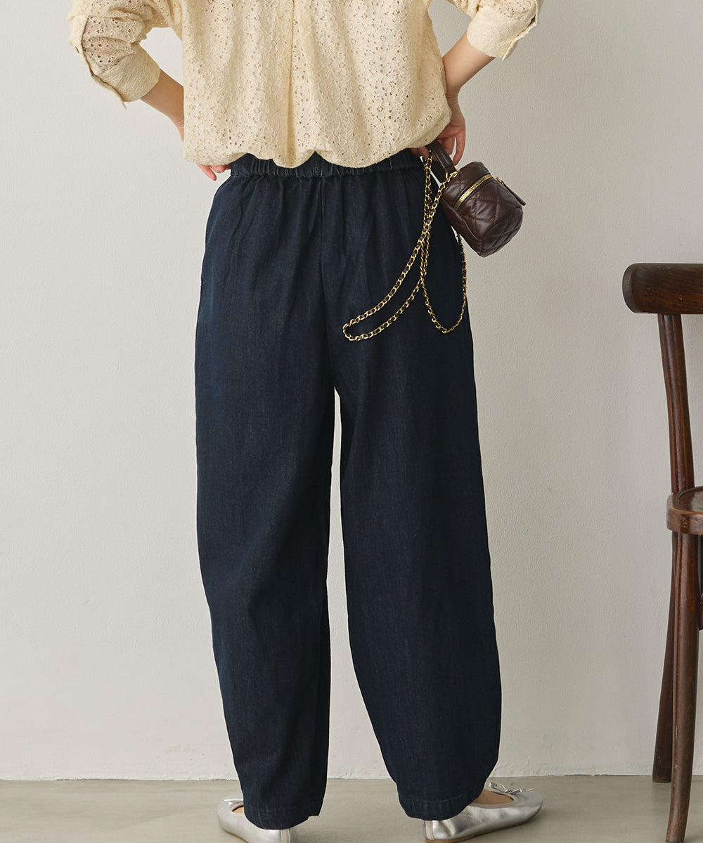 ダンプ＆デニムタックイージーパンツ[1225-1012]