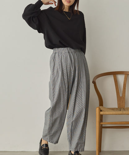 ダンプ＆デニムタックイージーパンツ[1225-1012]