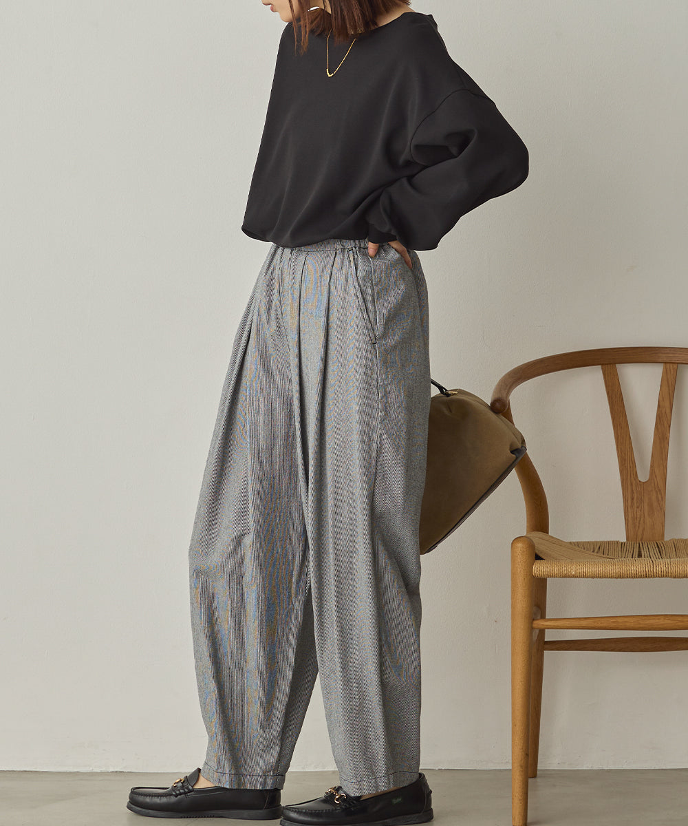 ダンプ＆デニムタックイージーパンツ[1225-1012]