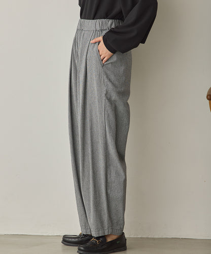 ダンプ＆デニムタックイージーパンツ[1225-1012]