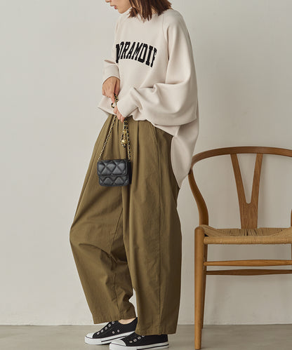 ダンプ＆デニムタックイージーパンツ[1225-1012]