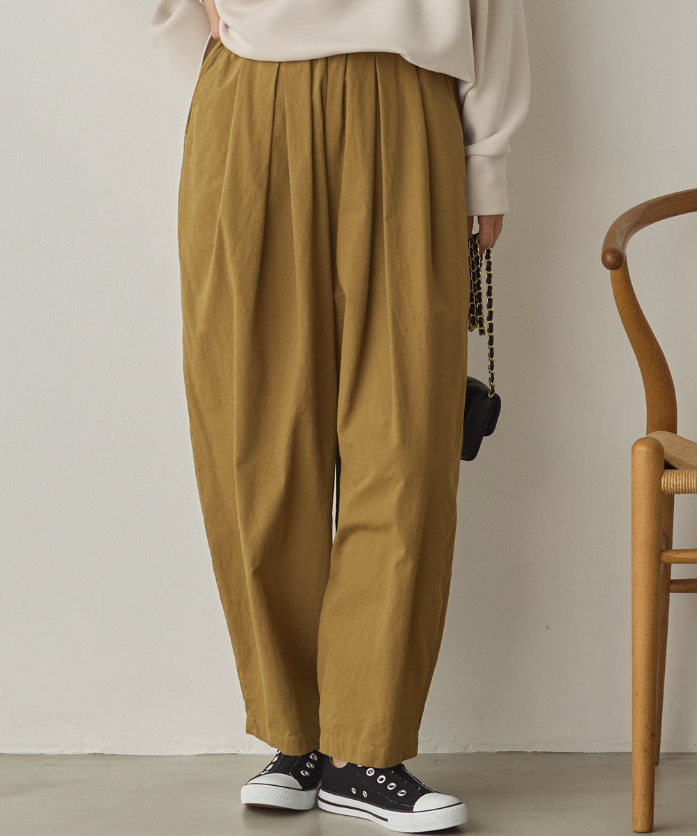 ダンプ＆デニムタックイージーパンツ[1225-1012]