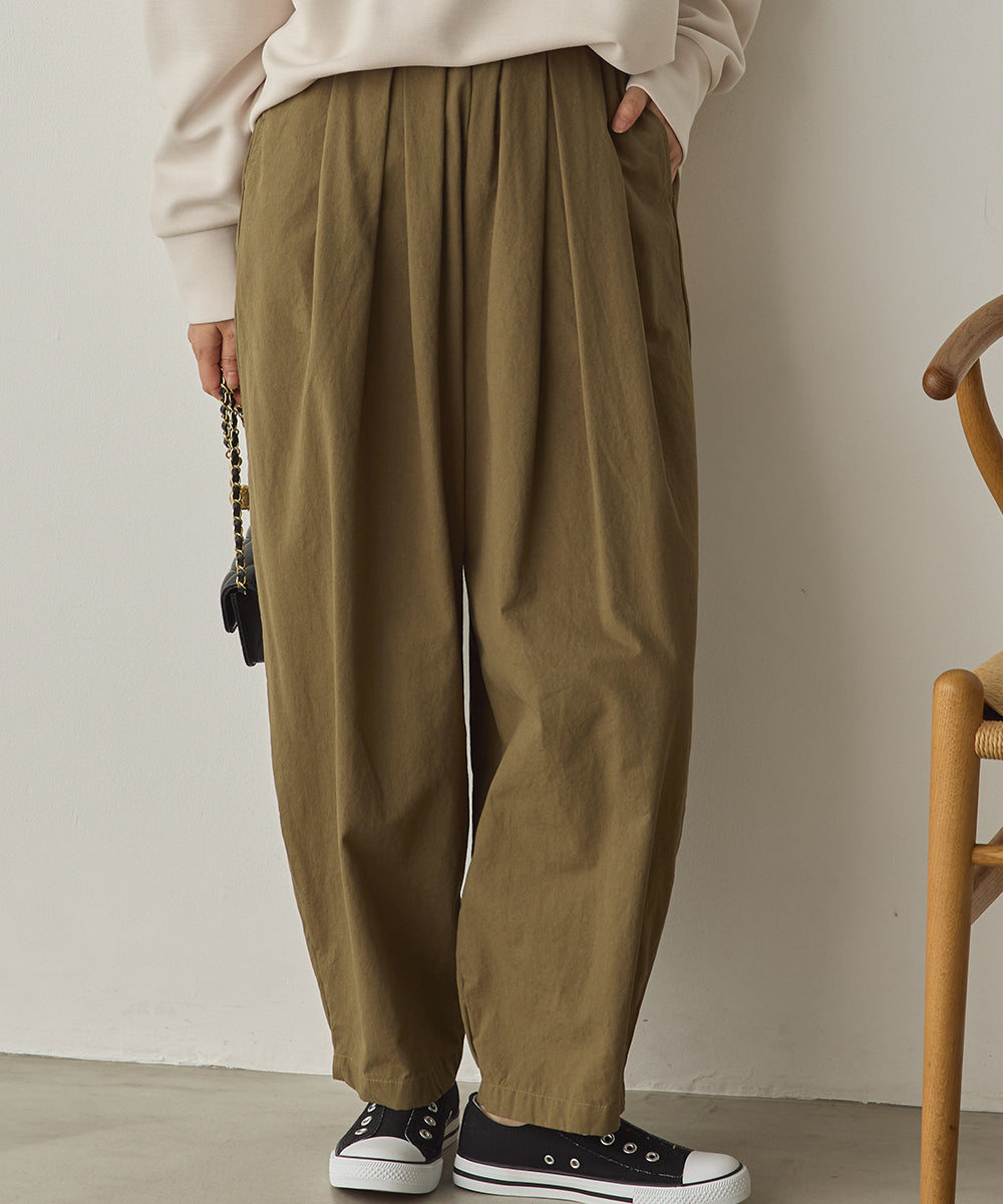 ダンプ＆デニムタックイージーパンツ[1225-1012]