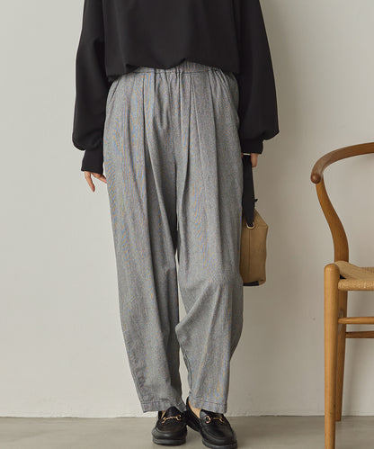 ダンプ＆デニムタックイージーパンツ[1225-1012]