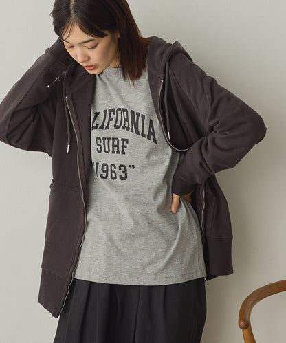 ユニセックスバイオポリウォッシュプリントTシャツ長袖[1225-6123]