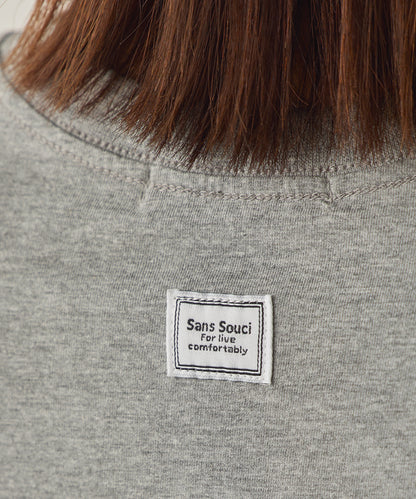 ユニセックスバイオポリウォッシュプリントTシャツ長袖[1225-6123]