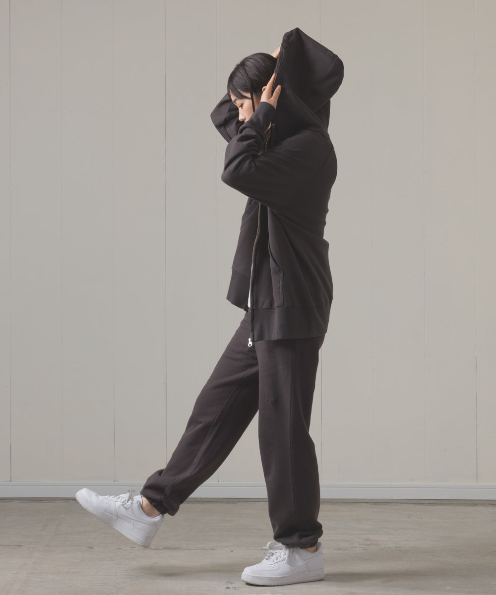 ユニセックス 裏毛スウェットジップパーカー[1225-6132]