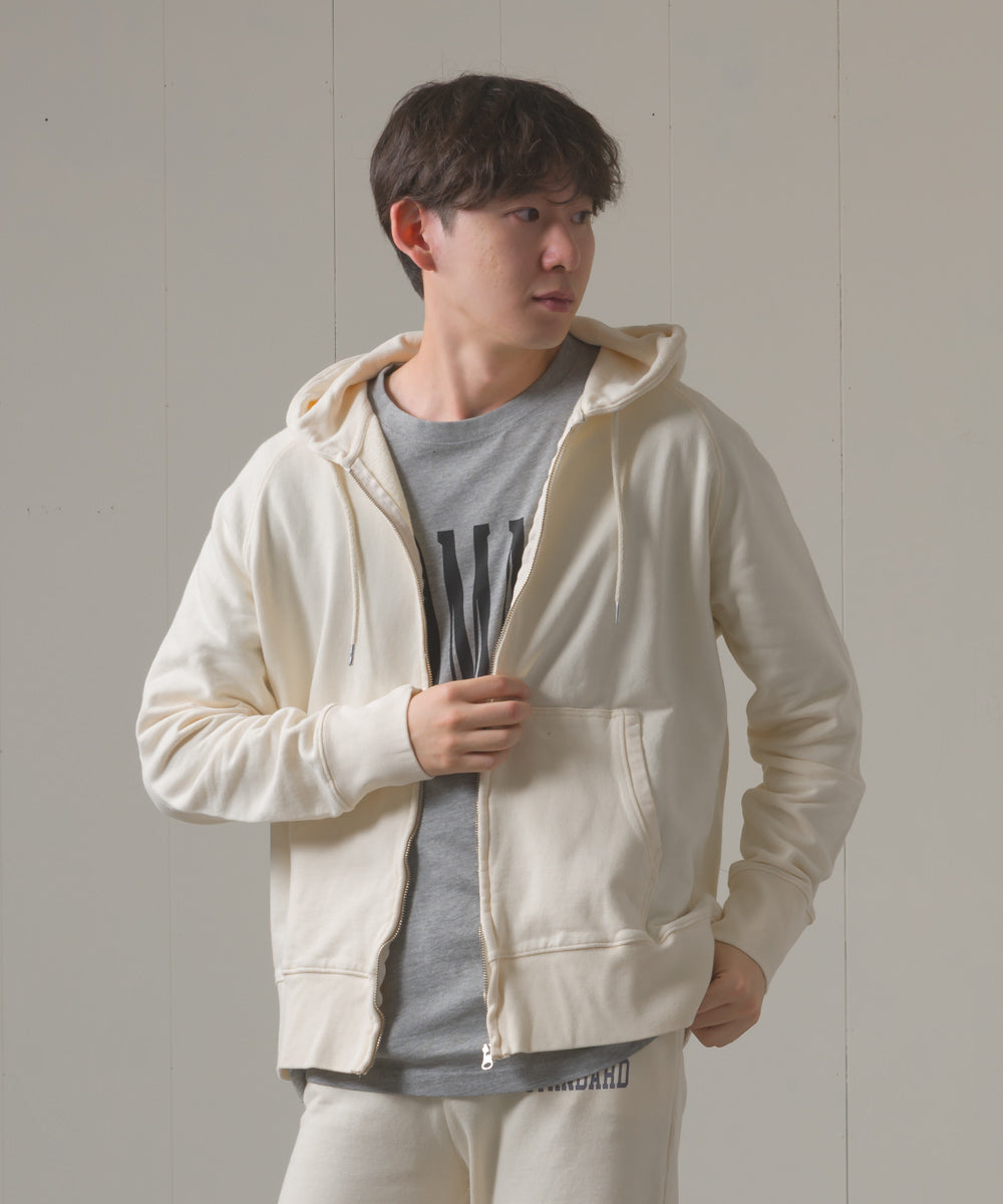 ユニセックス 裏毛スウェットジップパーカー[1225-6132]