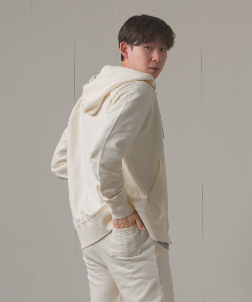 ユニセックス 裏毛スウェットジップパーカー[1225-6132]