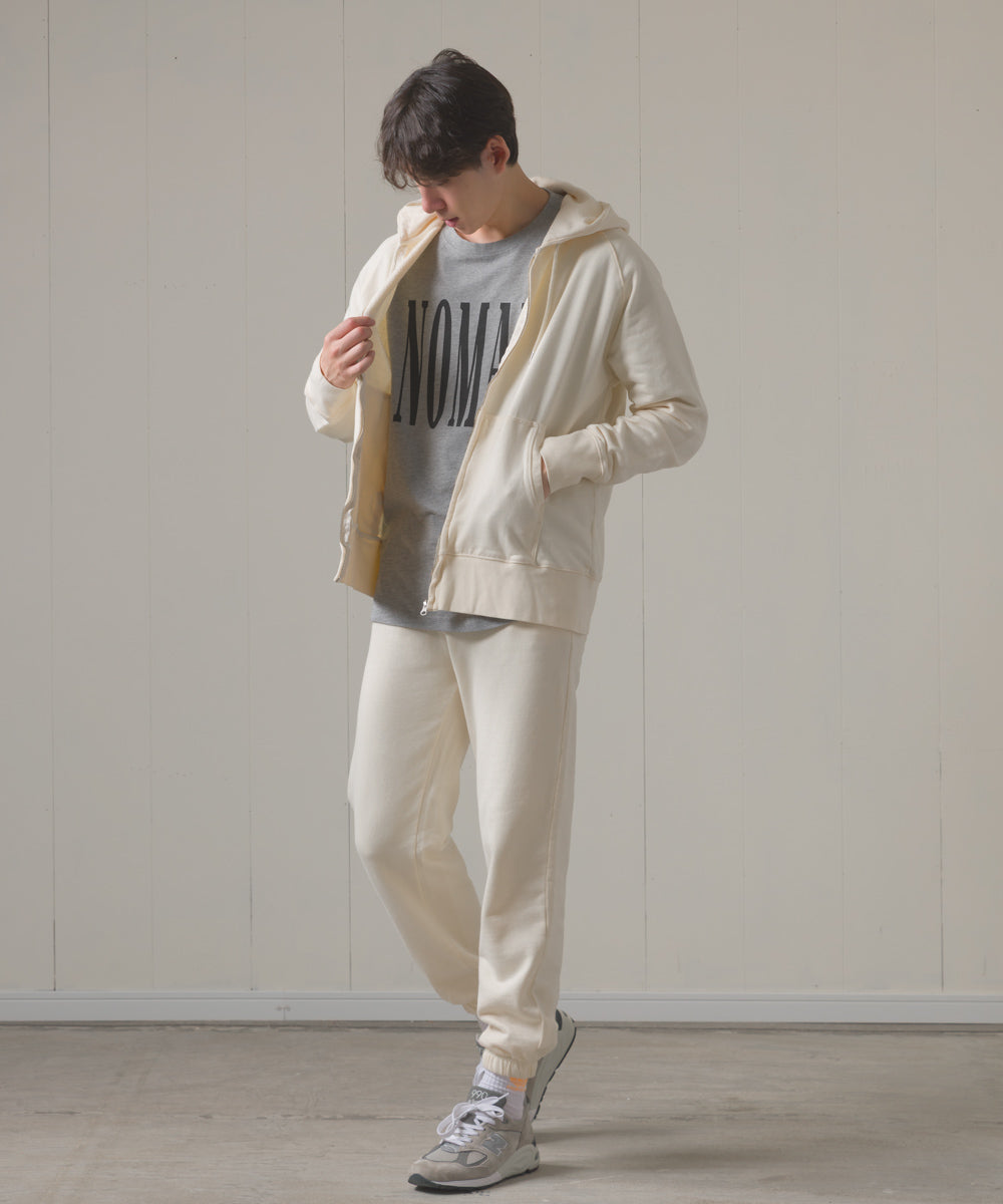 ユニセックス 裏毛スウェットジップパーカー[1225-6132]