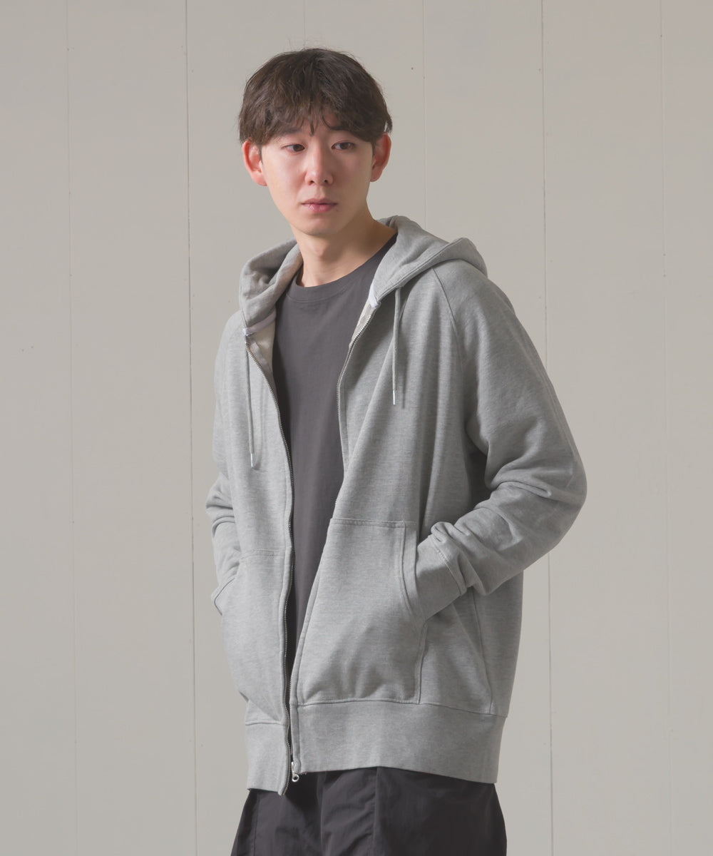 ユニセックス 裏毛スウェットジップパーカー[1225-6132]