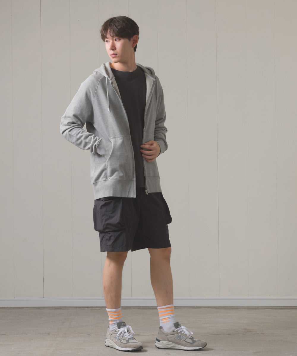 ユニセックス 裏毛スウェットジップパーカー[1225-6132]