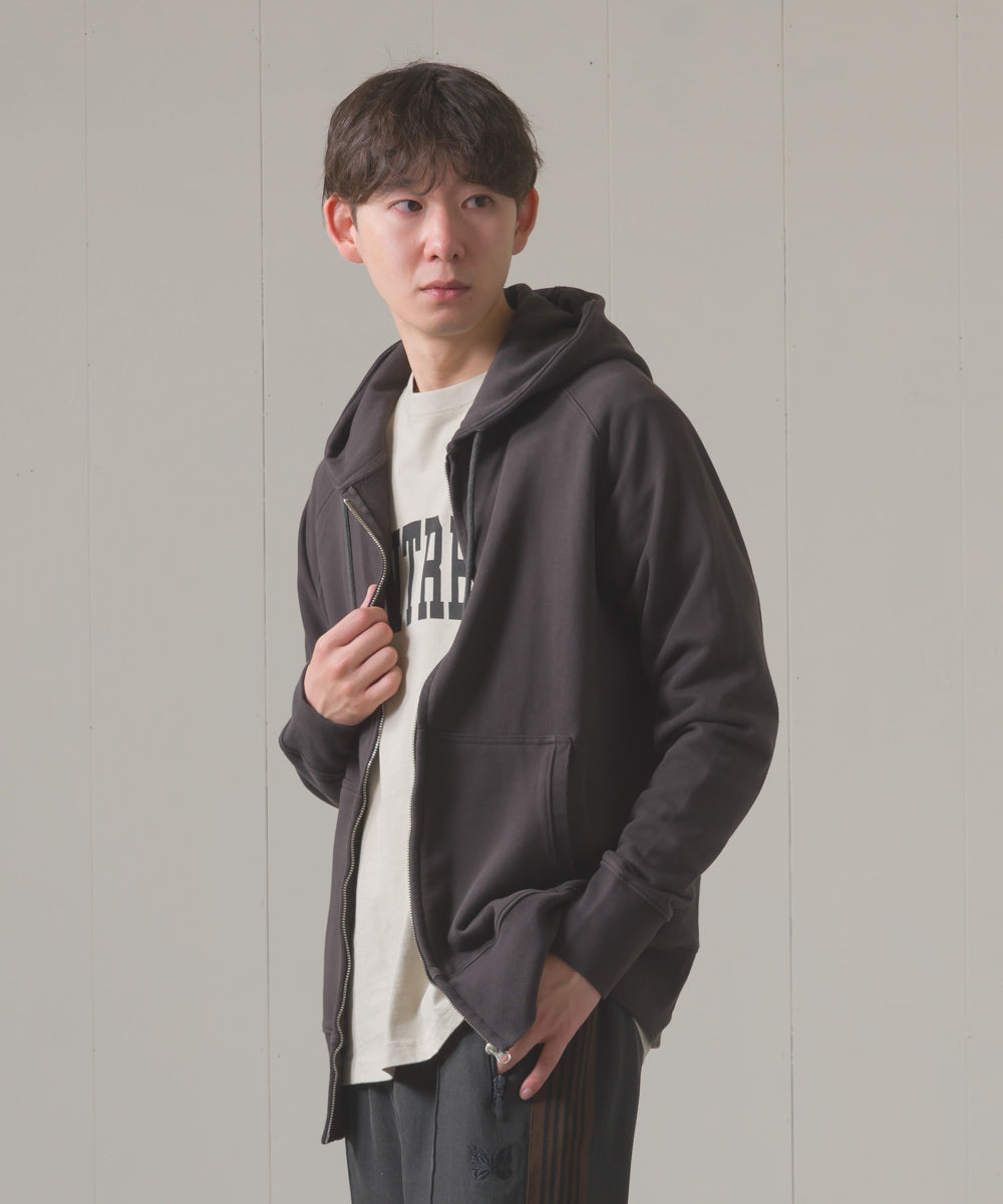 ユニセックス 裏毛スウェットジップパーカー[1225-6132]