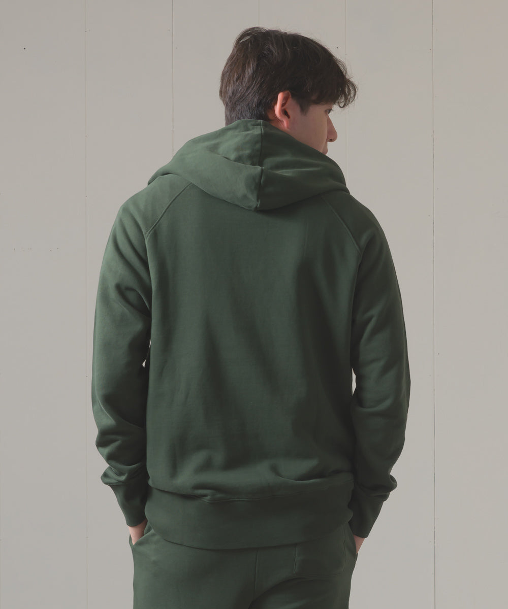 ユニセックス 裏毛スウェットジップパーカー[1225-6132]