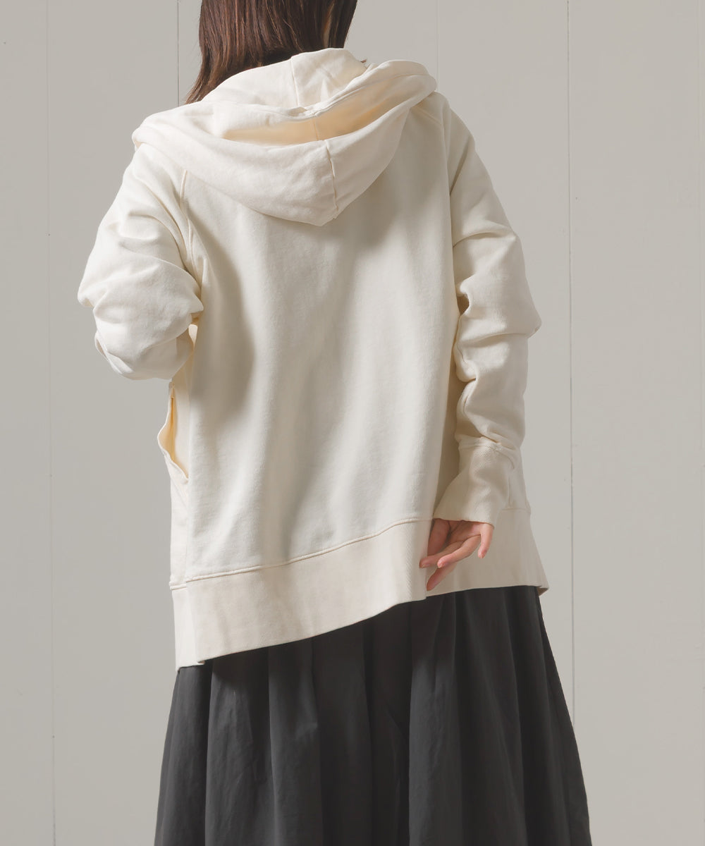 ユニセックス 裏毛スウェットジップパーカー[1225-6132]