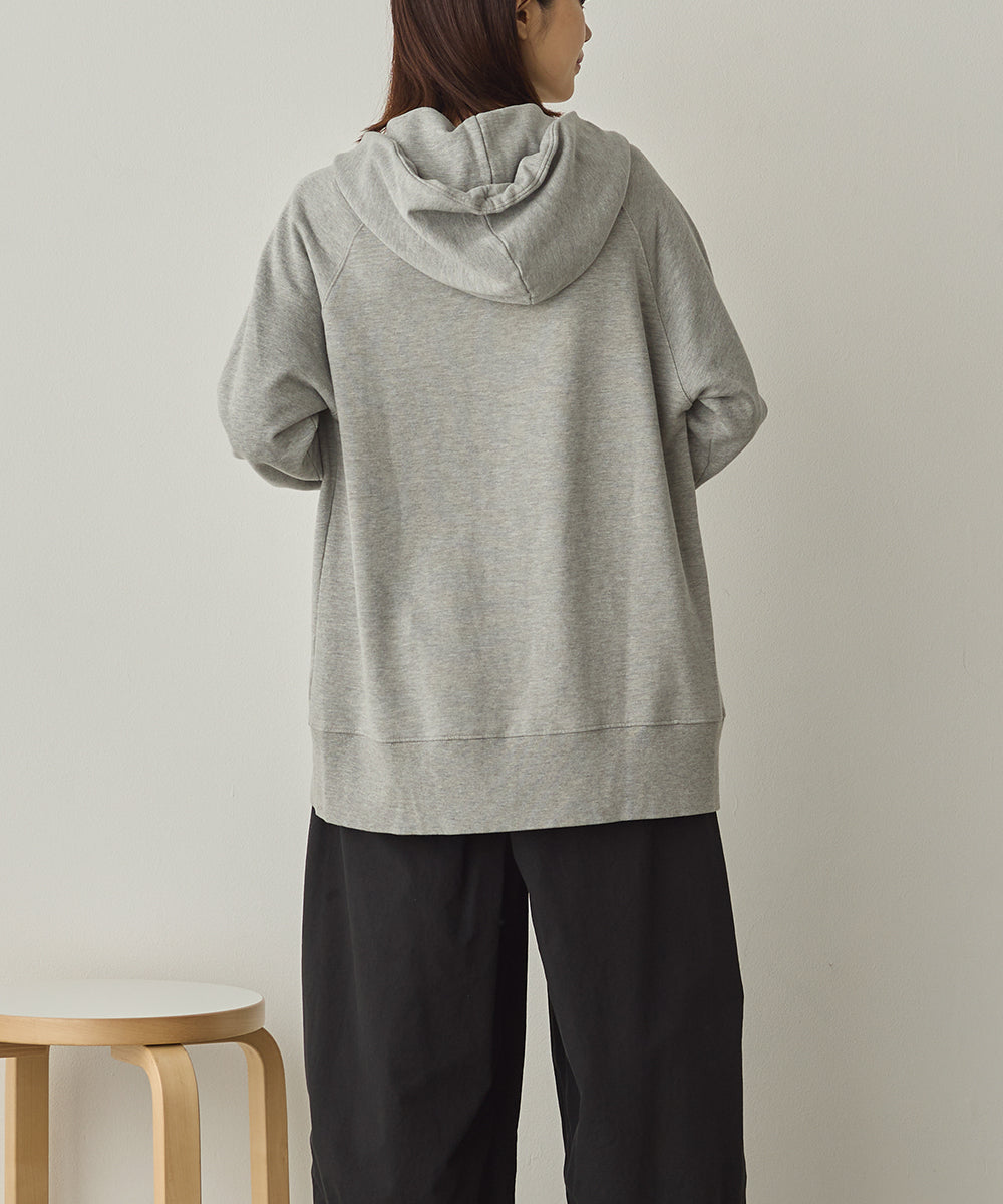 ユニセックス 裏毛スウェットジップパーカー[1225-6132]