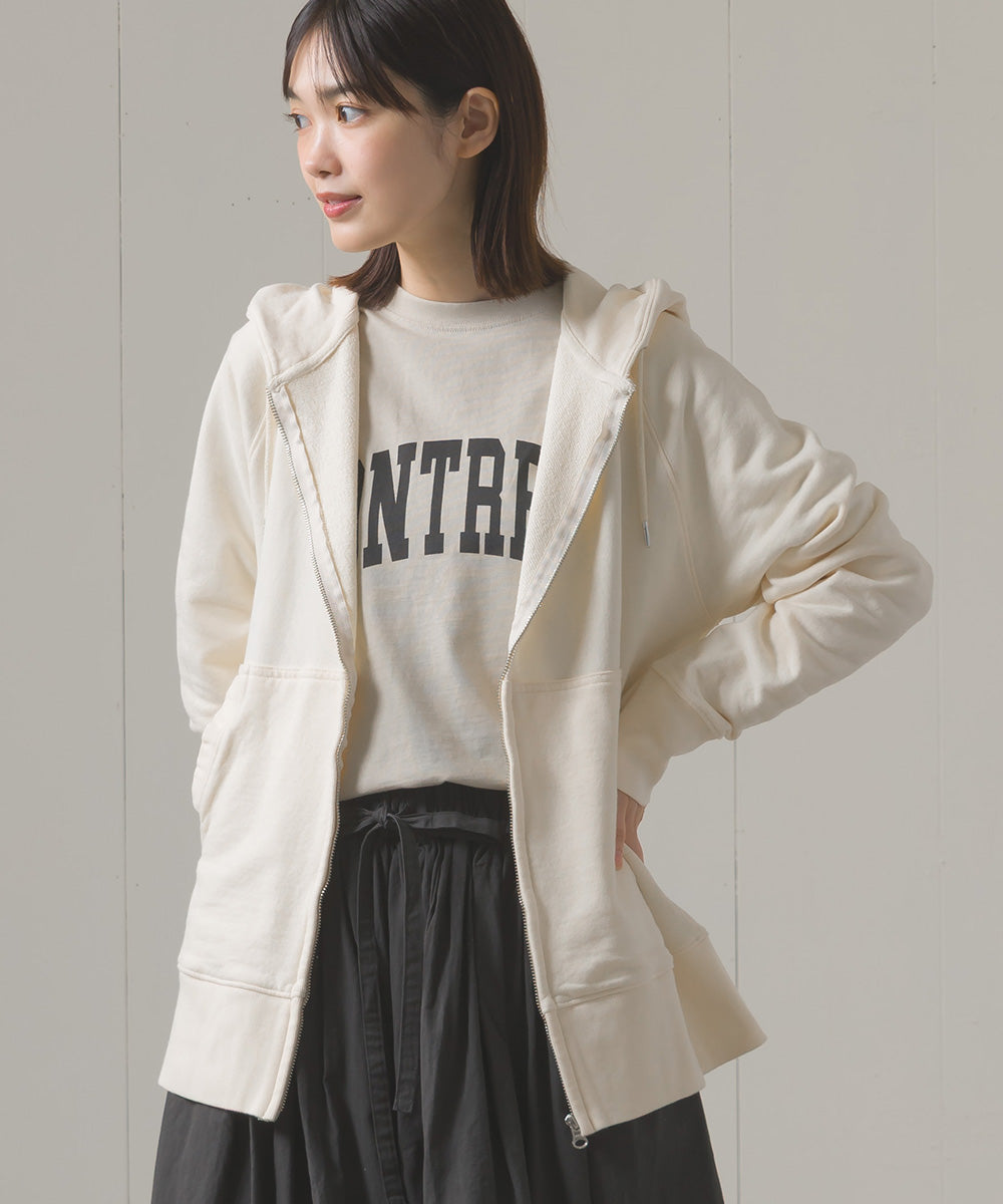 ユニセックス 裏毛スウェットジップパーカー[1225-6132]