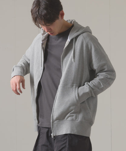 ユニセックス 裏毛スウェットジップパーカー[1225-6132]