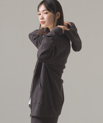 ユニセックス 裏毛スウェットジップパーカー[1225-6132]