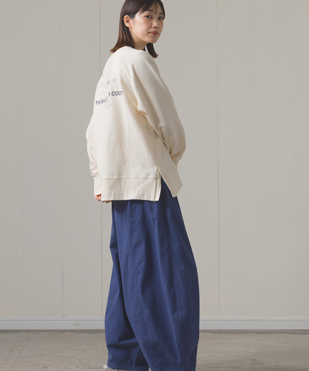 ユニセックス 裏毛スウェットサイドスリットプルオーバー[1225-6134]