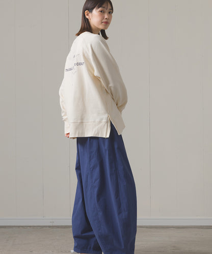 ユニセックス 裏毛スウェットサイドスリットプルオーバー[1225-6134]