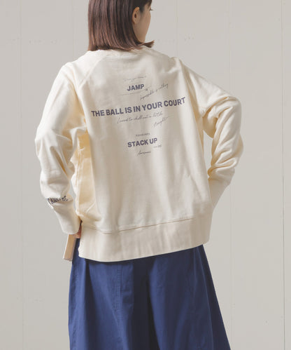 ユニセックス 裏毛スウェットサイドスリットプルオーバー[1225-6134]