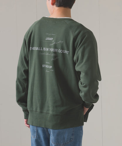 ユニセックス 裏毛スウェットサイドスリットプルオーバー[1225-6134]