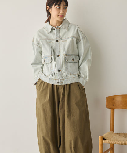 ビッグシルエット デニムジャケット[1225-9000]