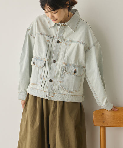 ビッグシルエット デニムジャケット[1225-9000]