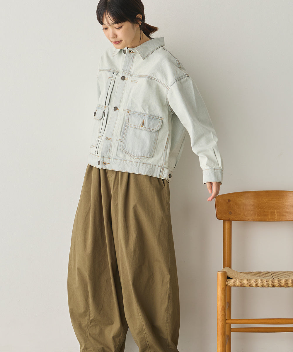 ビッグシルエット デニムジャケット[1225-9000]