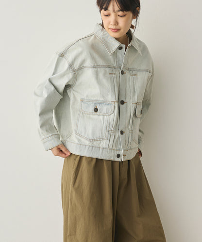 ビッグシルエット デニムジャケット[1225-9000]